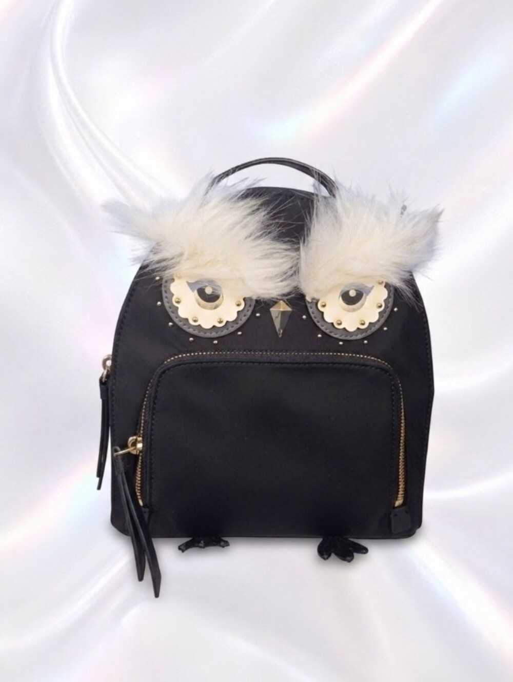 kate spade Black Owl Accent Mini Backpack
